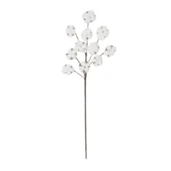 Alternative view of GloboStar® Artificial Garden COTTON BRANCH 20569 Τεχνητό Διακοσμητικό Κλαδί Βαμβάκι Μ30 x Π6 x Υ80 cm