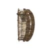 GLOBOSTAR® BOND 205-0050 Boho Φωτιστικό Τοίχου – Απλίκα με Ντουί 1 x E27 AC 220-240V IP20 – Μπεζ – M35 x Π18 x Υ32cm
