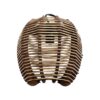 GLOBOSTAR® BOND 205-0050 Boho Φωτιστικό Τοίχου – Απλίκα με Ντουί 1 x E27 AC 220-240V IP20 – Μπεζ – M35 x Π18 x Υ32cm