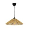 GLOBOSTAR® CHAPEAU 205-0086 Boho Κρεμαστό Φωτιστικό Οροφής με Ντουί 1 x E27 AC 220-240V IP20 – Μπεζ – M41 x Π41 x Υ17cm