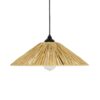 GLOBOSTAR® CHAPEAU 205-0086 Boho Κρεμαστό Φωτιστικό Οροφής με Ντουί 1 x E27 AC 220-240V IP20 – Μπεζ – M41 x Π41 x Υ17cm