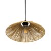 GLOBOSTAR® CHAPEAU 205-0086 Boho Κρεμαστό Φωτιστικό Οροφής με Ντουί 1 x E27 AC 220-240V IP20 – Μπεζ – M41 x Π41 x Υ17cm