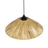 GLOBOSTAR® CHAPEAU 205-0086 Boho Κρεμαστό Φωτιστικό Οροφής με Ντουί 1 x E27 AC 220-240V IP20 – Μπεζ – M41 x Π41 x Υ17cm
