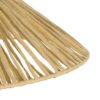 GLOBOSTAR® CHAPEAU 205-0086 Boho Κρεμαστό Φωτιστικό Οροφής με Ντουί 1 x E27 AC 220-240V IP20 – Μπεζ – M41 x Π41 x Υ17cm