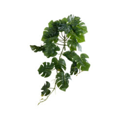 Alternative view of GloboStar® Artificial Garden HANGING MONSTERA 20600 - Τεχνητό Διακοσμητικό Κρεμαστό Φυτό Μονστέρα Μ28 x Π30 x Υ50cm