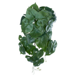 Alternative view of GloboStar® Artificial Garden MONSTERA HANGING PLANT 20613 - Τεχνητό Διακοσμητικό Κρεμαστό Φυτό Μονστέρα Υ45cm