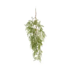 Alternative view of GloboStar® Artificial Garden HANGING FERN 20620 Τεχνητό Διακοσμητικό Κρεμαστό Φυτό Φτέρης Μ32 x Π14 x Υ96cm