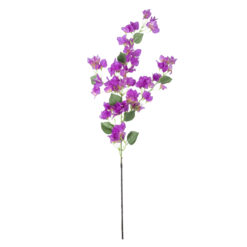 Alternative view of GloboStar® Artificial Garden BOUGAUVILLEA BRANCH 20650 Τεχνητό Διακοσμητικό Κλαδί Μπουκανβίλιας Μωβ Y115cm