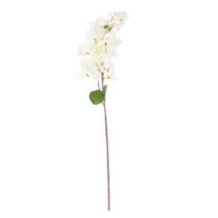 Alternative view of GloboStar® Artificial Garden BOUGAUVILLEA BRANCH 20659 Τεχνητό Διακοσμητικό Κλαδί Μπουκανβίλιας Λευκή Y80cm