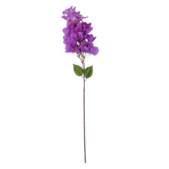 Alternative view of GloboStar® Artificial Garden BOUGAUVILLEA BRANCH 20661 Τεχνητό Διακοσμητικό Κλαδί Μπουκανβίλιας Μωβ Y80cm