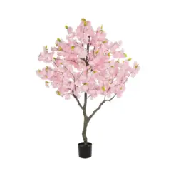 Alternative view of GloboStar® Artificial Garden PINK CHERRY BLOSSOM TREE 20677 Τεχνητό Διακοσμητικό Δέντρο Ροζ Άνθος Κερασιάς Υ160cm