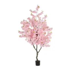 Alternative view of GloboStar® Artificial Garden PINK CHERRY BLOSSOM TREE 20678 Τεχνητό Διακοσμητικό Δέντρο Ροζ Άνθος Κερασιάς Υ200cm