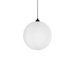 GLOBOSTAR® GABIA 206-0002 Μοντέρνο Κρεμαστό Φωτιστικό Οροφής με Ντουί 1 x E27 AC 220-240V IP20 – Λευκό – Μ40 x Π40 x Υ42cm