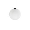 GLOBOSTAR® GABIA 206-0002 Μοντέρνο Κρεμαστό Φωτιστικό Οροφής με Ντουί 1 x E27 AC 220-240V IP20 – Λευκό – Μ40 x Π40 x Υ42cm