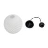 GLOBOSTAR® KEGEL 206-0004 Μοντέρνο Κρεμαστό Φωτιστικό Οροφής με Ντουί 1 x E27 AC 220-240V IP20 – Λευκό – Μ20 x Π20 x Υ20cm