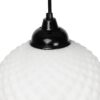 GLOBOSTAR® KEGEL 206-0004 Μοντέρνο Κρεμαστό Φωτιστικό Οροφής με Ντουί 1 x E27 AC 220-240V IP20 – Λευκό – Μ20 x Π20 x Υ20cm