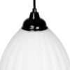 GLOBOSTAR® GURIA 206-0008 Μοντέρνο Κρεμαστό Φωτιστικό Οροφής με Ντουί 1 x E27 AC 220-240V IP20 – Λευκό – Μ19 x Π19 x Υ26cm