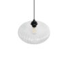 GLOBOSTAR® PERA 206-0009 Μοντέρνο Κρεμαστό Φωτιστικό Οροφής με Ντουί 1 x E27 AC 220-240V IP20 – Διάφανο – Μ30 x Π30 x Υ22cm