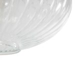 GLOBOSTAR® PERA 206-0009 Μοντέρνο Κρεμαστό Φωτιστικό Οροφής με Ντουί 1 x E27 AC 220-240V IP20 – Διάφανο – Μ30 x Π30 x Υ22cm