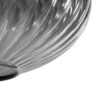 GLOBOSTAR® PERA 206-0010 Μοντέρνο Κρεμαστό Φωτιστικό Οροφής με Ντουί 1 x E27 AC 220-240V IP20 – Μαύρο Φιμέ – Μ30 x Π30 x Υ22cm