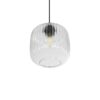 GLOBOSTAR® MELONI 206-0013 Μοντέρνο Κρεμαστό Φωτιστικό Οροφής με Ντουί 1 x E27 AC 220-240V IP20 – Διάφανο – Μ20 x Π20 x Υ24cm