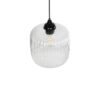 GLOBOSTAR® MELONI 206-0013 Μοντέρνο Κρεμαστό Φωτιστικό Οροφής με Ντουί 1 x E27 AC 220-240V IP20 – Διάφανο – Μ20 x Π20 x Υ24cm