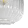 GLOBOSTAR® MELONI 206-0013 Μοντέρνο Κρεμαστό Φωτιστικό Οροφής με Ντουί 1 x E27 AC 220-240V IP20 – Διάφανο – Μ20 x Π20 x Υ24cm