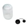 GLOBOSTAR® MELONI 206-0017 Μοντέρνο Κρεμαστό Φωτιστικό Οροφής με Ντουί 1 x E27 AC 220-240V IP20 – Διάφανο – Μ20 x Π20 x Υ38cm