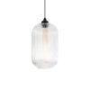 GLOBOSTAR® MELONI 206-0017 Μοντέρνο Κρεμαστό Φωτιστικό Οροφής με Ντουί 1 x E27 AC 220-240V IP20 – Διάφανο – Μ20 x Π20 x Υ38cm