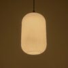 GLOBOSTAR® MELONI 206-0019 Μοντέρνο Κρεμαστό Φωτιστικό Οροφής με Ντουί 1 x E27 AC 220-240V IP20 – Λευκό – Μ20 x Π20 x Υ38cm