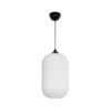 GLOBOSTAR® MELONI 206-0019 Μοντέρνο Κρεμαστό Φωτιστικό Οροφής με Ντουί 1 x E27 AC 220-240V IP20 – Λευκό – Μ20 x Π20 x Υ38cm