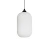 GLOBOSTAR® MELONI 206-0019 Μοντέρνο Κρεμαστό Φωτιστικό Οροφής με Ντουί 1 x E27 AC 220-240V IP20 – Λευκό – Μ20 x Π20 x Υ38cm