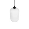 GLOBOSTAR® MELONI 206-0019 Μοντέρνο Κρεμαστό Φωτιστικό Οροφής με Ντουί 1 x E27 AC 220-240V IP20 – Λευκό – Μ20 x Π20 x Υ38cm
