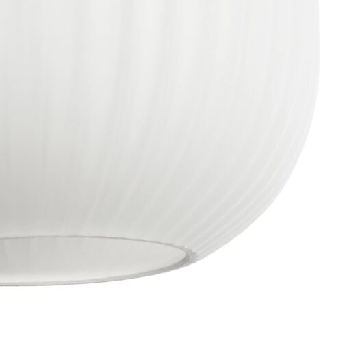 GLOBOSTAR® MELONI 206-0019 Μοντέρνο Κρεμαστό Φωτιστικό Οροφής με Ντουί 1 x E27 AC 220-240V IP20 – Λευκό – Μ20 x Π20 x Υ38cm
