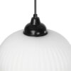 GLOBOSTAR® MELONI 206-0019 Μοντέρνο Κρεμαστό Φωτιστικό Οροφής με Ντουί 1 x E27 AC 220-240V IP20 – Λευκό – Μ20 x Π20 x Υ38cm
