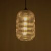 GLOBOSTAR® MELONI 206-0020 Μοντέρνο Κρεμαστό Φωτιστικό Οροφής με Ντουί 1 x E27 AC 220-240V IP20 – Mελί – Μ20 x Π20 x Υ38cm
