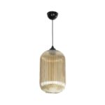 GLOBOSTAR® MELONI 206-0020 Μοντέρνο Κρεμαστό Φωτιστικό Οροφής με Ντουί 1 x E27 AC 220-240V IP20 – Mελί – Μ20 x Π20 x Υ38cm