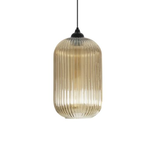 GLOBOSTAR® MELONI 206-0020 Μοντέρνο Κρεμαστό Φωτιστικό Οροφής με Ντουί 1 x E27 AC 220-240V IP20 – Mελί – Μ20 x Π20 x Υ38cm
