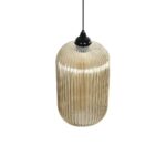 GLOBOSTAR® MELONI 206-0020 Μοντέρνο Κρεμαστό Φωτιστικό Οροφής με Ντουί 1 x E27 AC 220-240V IP20 – Mελί – Μ20 x Π20 x Υ38cm