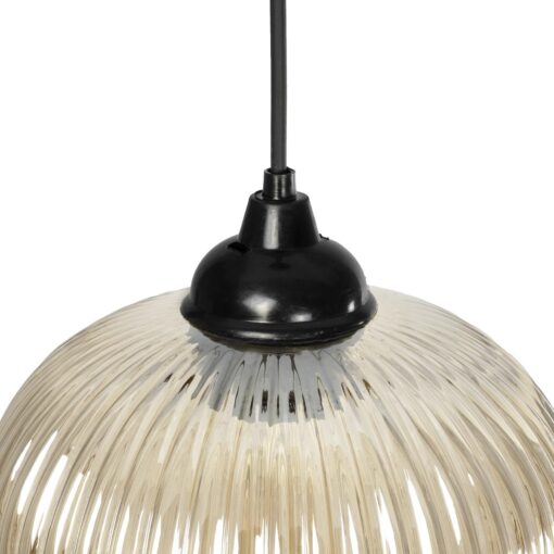 GLOBOSTAR® MELONI 206-0020 Μοντέρνο Κρεμαστό Φωτιστικό Οροφής με Ντουί 1 x E27 AC 220-240V IP20 – Mελί – Μ20 x Π20 x Υ38cm