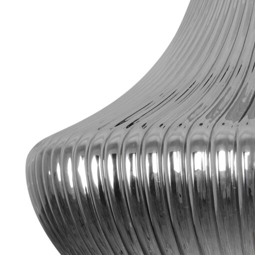 GLOBOSTAR® VERRE 206-0021 Μοντέρνο Κρεμαστό Φωτιστικό Οροφής με Ντουί 1 x E27 AC 220-240V IP20 – Μαύρο Φιμέ – Μ38 x Π38 x Υ34cm