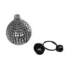 GLOBOSTAR® BASTIK 206-0026 Μοντέρνο Κρεμαστό Φωτιστικό Οροφής με Ντουί 1 x E27 AC 220-240V IP20 – Μαύρο Φιμέ – Μ22 x Π22 x Υ26cm