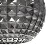 GLOBOSTAR® BASTIK 206-0026 Μοντέρνο Κρεμαστό Φωτιστικό Οροφής με Ντουί 1 x E27 AC 220-240V IP20 – Μαύρο Φιμέ – Μ22 x Π22 x Υ26cm