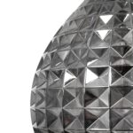 GLOBOSTAR® BASTIK 206-0026 Μοντέρνο Κρεμαστό Φωτιστικό Οροφής με Ντουί 1 x E27 AC 220-240V IP20 – Μαύρο Φιμέ – Μ22 x Π22 x Υ26cm