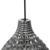GLOBOSTAR® BASTIK 206-0026 Μοντέρνο Κρεμαστό Φωτιστικό Οροφής με Ντουί 1 x E27 AC 220-240V IP20 – Μαύρο Φιμέ – Μ22 x Π22 x Υ26cm