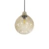 GLOBOSTAR® BASTIK 206-0027 Μοντέρνο Κρεμαστό Φωτιστικό Οροφής με Ντουί 1 x E27 AC 220-240V IP20 – Mελί – Μ22 x Π22 x Υ26cm