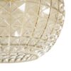 GLOBOSTAR® BASTIK 206-0027 Μοντέρνο Κρεμαστό Φωτιστικό Οροφής με Ντουί 1 x E27 AC 220-240V IP20 – Mελί – Μ22 x Π22 x Υ26cm