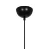 GLOBOSTAR® CORTE 206-0028 Μοντέρνο Κρεμαστό Φωτιστικό Οροφής με Ντουί 1 x E27 AC 220-240V IP20 – Μαύρο Φιμέ – Μ25 x Π25 x Υ30cm