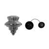 GLOBOSTAR® CORTE 206-0028 Μοντέρνο Κρεμαστό Φωτιστικό Οροφής με Ντουί 1 x E27 AC 220-240V IP20 – Μαύρο Φιμέ – Μ25 x Π25 x Υ30cm