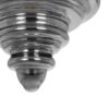GLOBOSTAR® CORTE 206-0028 Μοντέρνο Κρεμαστό Φωτιστικό Οροφής με Ντουί 1 x E27 AC 220-240V IP20 – Μαύρο Φιμέ – Μ25 x Π25 x Υ30cm